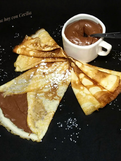 Una foto de Crepes de Nutella