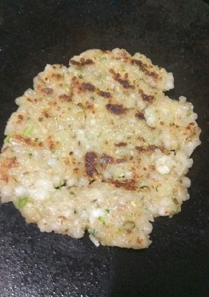 A picture of Sabudana paratha.