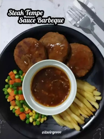 Resep #411. Steak Tempe Sauce Barbeque yang Enak