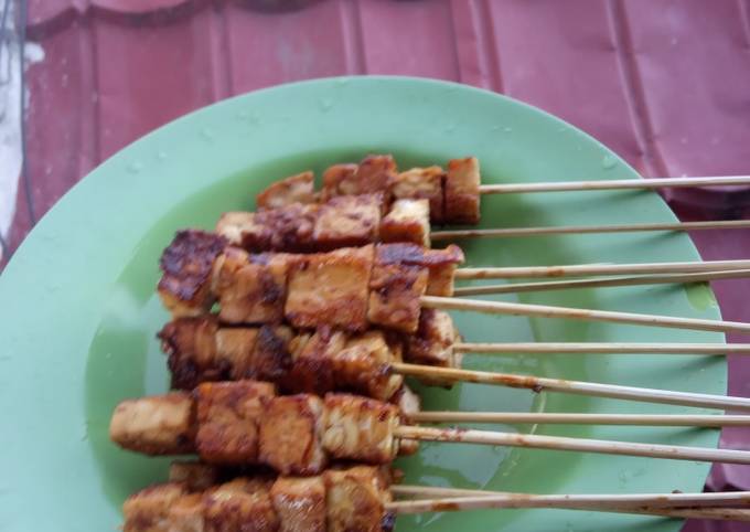 Cara Bikin Sate tahu tempe Istimewa