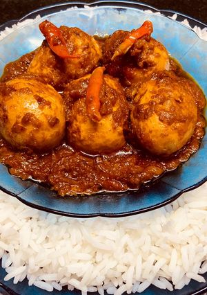হাঁসের ডিমের কোর্মা (Hanser dimer korma recipe in Bengali) রেসিপির প্রধান ছবি