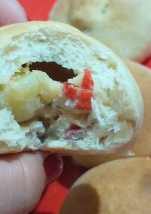 Una foto de Pan relleno tipo dompling