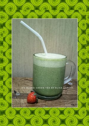 Foto resep Ice Blend Green Tea