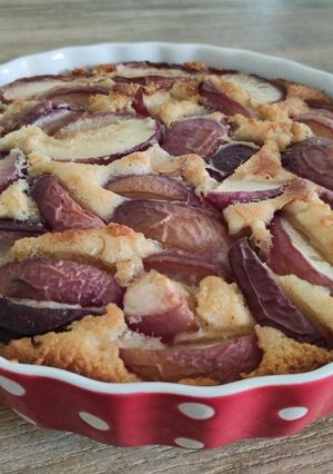 Une photo de Gratin de pêches