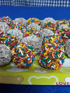 Una foto de Trufas de galletitas María