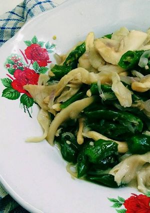 Foto resep Jamur Tiram Lombok Ijo