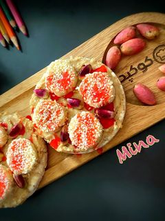 عکسی از دستور رایس کیک با کره بادام زمینی
