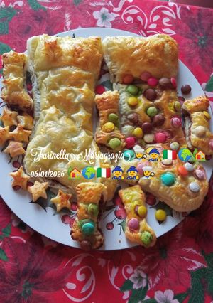Foto di Nuovo dolce Calza della Befana 🧙 di pasta sfoglia 👩‍🍳👩‍🍳🧙🧙🇮🇹🌍🏡💙