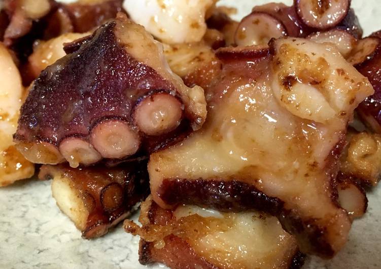 Steps to Prepare Favorite Fried octopus