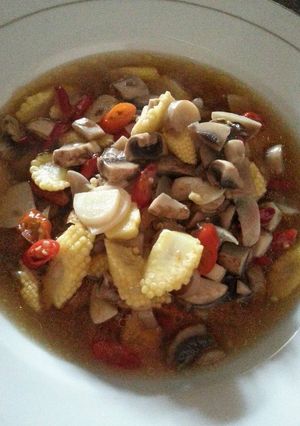 Foto resep Putren cah jamur saos tiram