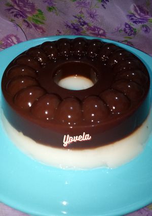 Foto resep Puding Coklat Leci