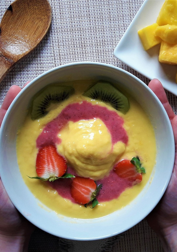 Una foto de Smoothie de mango