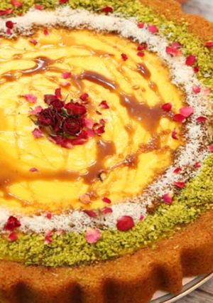 صورة لوصفة طريقة عمل بسبوسة بالكريم كراميل