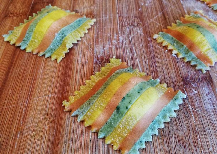 Ravioli multicolor 🌷