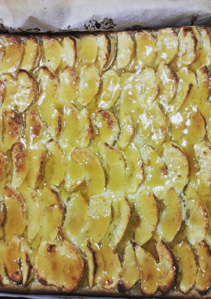 Una foto de Tarta de manzana con pan de molde
