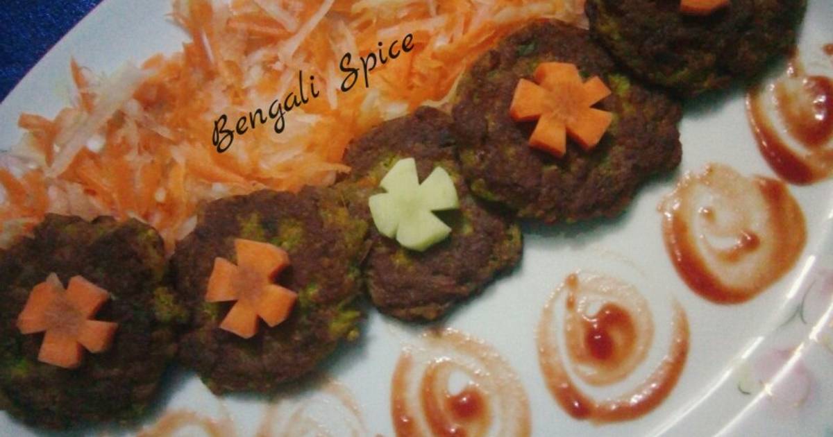 Deep Fried Spicy Multigrain Vegetable Cutlet ♥ (fusion recipe) Recipe