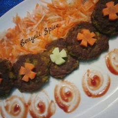 Deep Fried Spicy Multi-grain Vegetable Cutlet ♥ (fusion recipe) A picture of Deep Fried Spicy Multi-grain Vegetable Cutlet ♥ (fusion recipe).