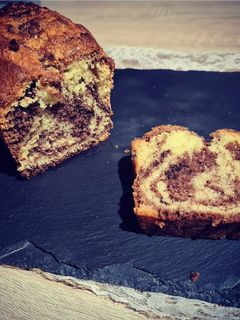 Une photo de Gateau marbré