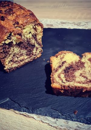 Une photo de Gateau marbré