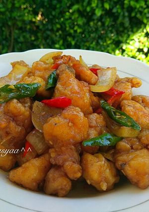 Foto resep Ayam Saos Lada hitam