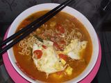 Mie Tek Tek/Mie Kuah Pedas