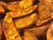 A picture of potato wedges