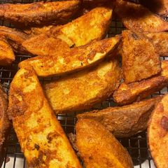 A picture of Copycat KFC potato Wedges.