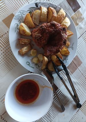 Oldalaskoszorú air frayerben recept fotója