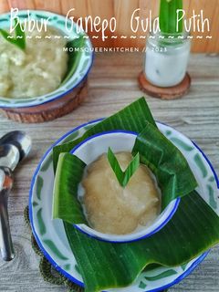 Foto resep Bubur Ganepo Gula Putih / Bubur Singkong khas Kaltim