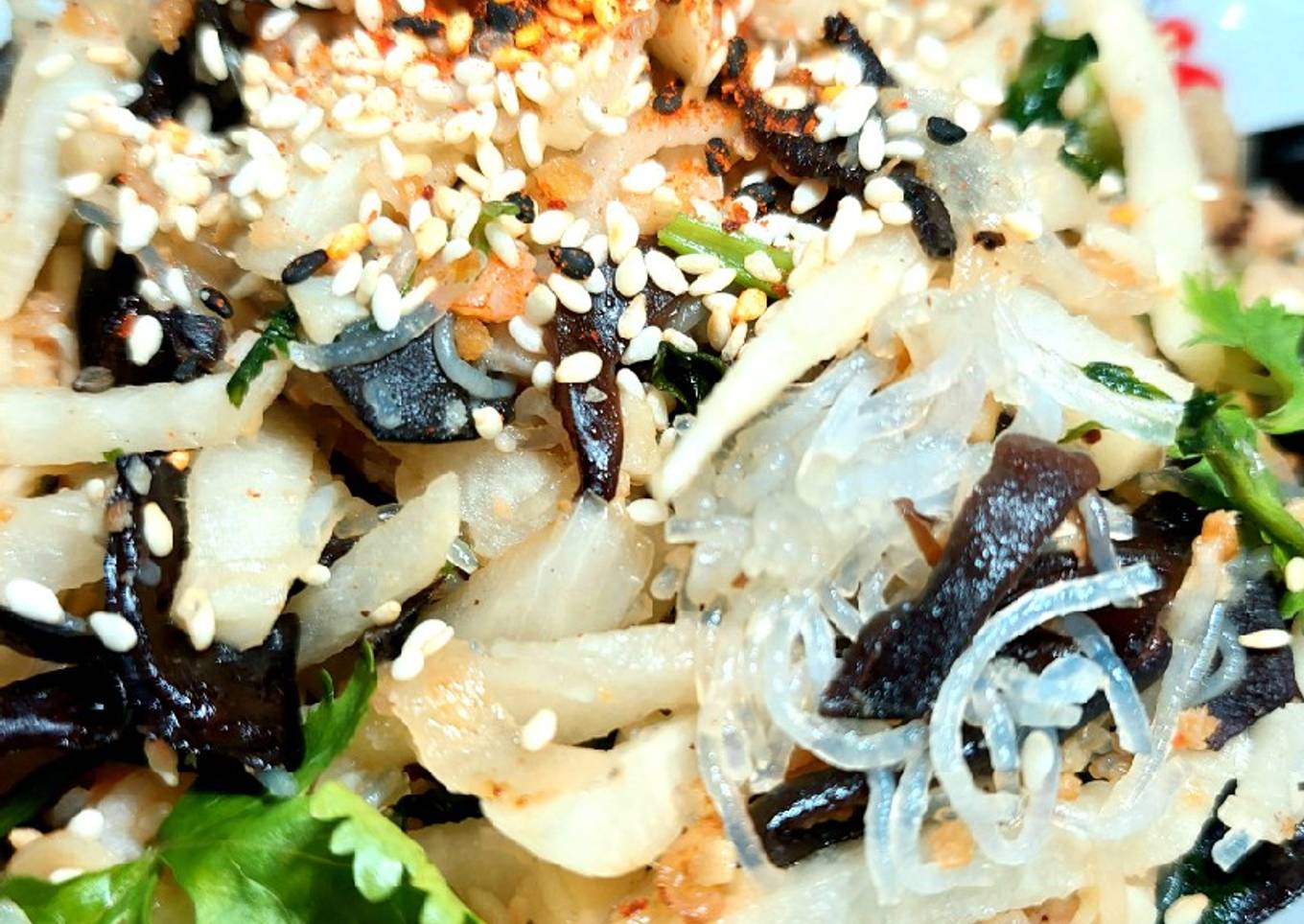 178. Tumis Bangkuang Udang +Ebi