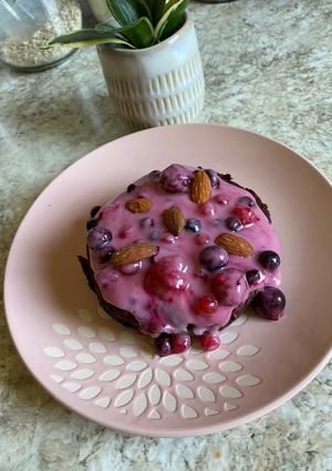 Csokis protein tortácska🍰💪🏽 recept fotója
