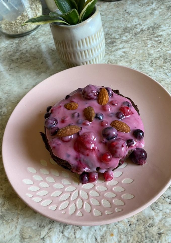 Csokis protein tortácska🍰💪🏽 recept fotója
