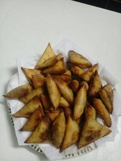 صورة لوصفة سمبوسة بالبيض والجبن