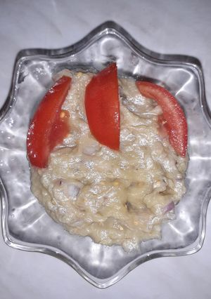O poză a rețetei Salată de vinete fără maioneză.