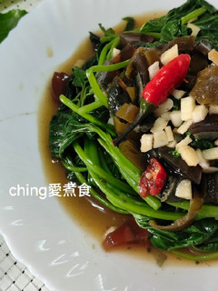 夏日小菜同樂會-涼拌剝地皮 的食譜成品照片