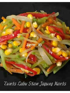Foto resep Tumis Labu Siam Jagung Manis