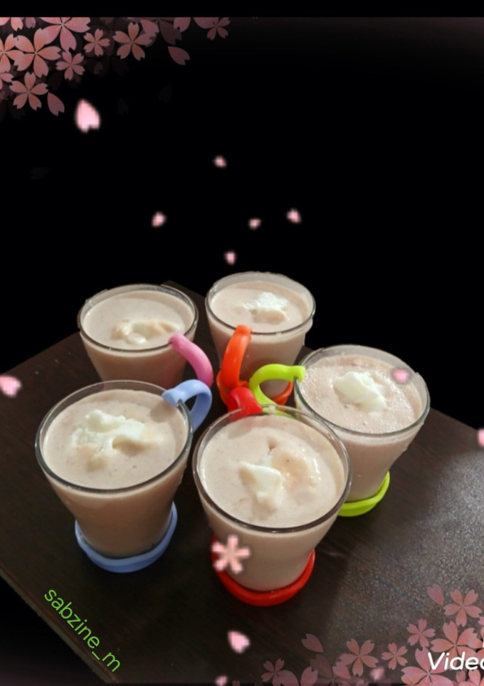 عکسی از دستور شیر موز کاکائویی🍹🍹