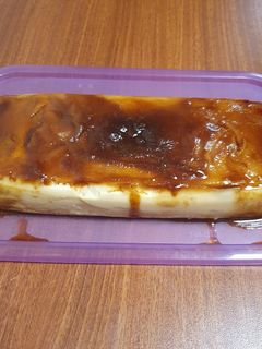 Una foto de Pudin de galletas maría