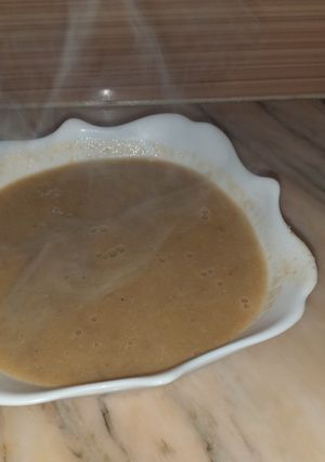 صورة لوصفة حساء العدس المرحي