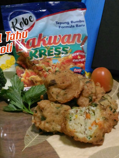 Foto resep 443. Perkedel Tahu Brokoli Ala KOBE (Tepung Bakwan Kress)
