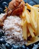 مرغ و سیب زمینی 🍟🍗