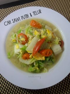Foto resep Cah Sawi Putih dan Telur