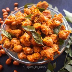 A picture of Masala peanuts.