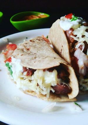 A picture of INDO-MEXICAN TACOS.