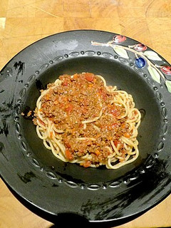A picture of Quick Mock Bolognese Sauce.