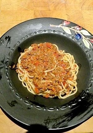 A picture of Quick Mock Bolognese Sauce.