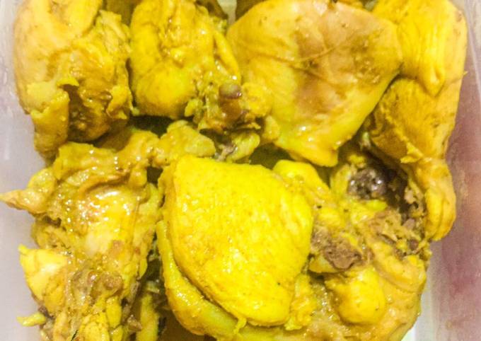 Ayam Ungkep Bumbu Kuning (Stok Kulkas/Menu Sahur)