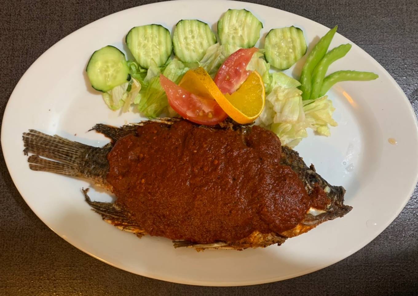 Mojarras a la diabla