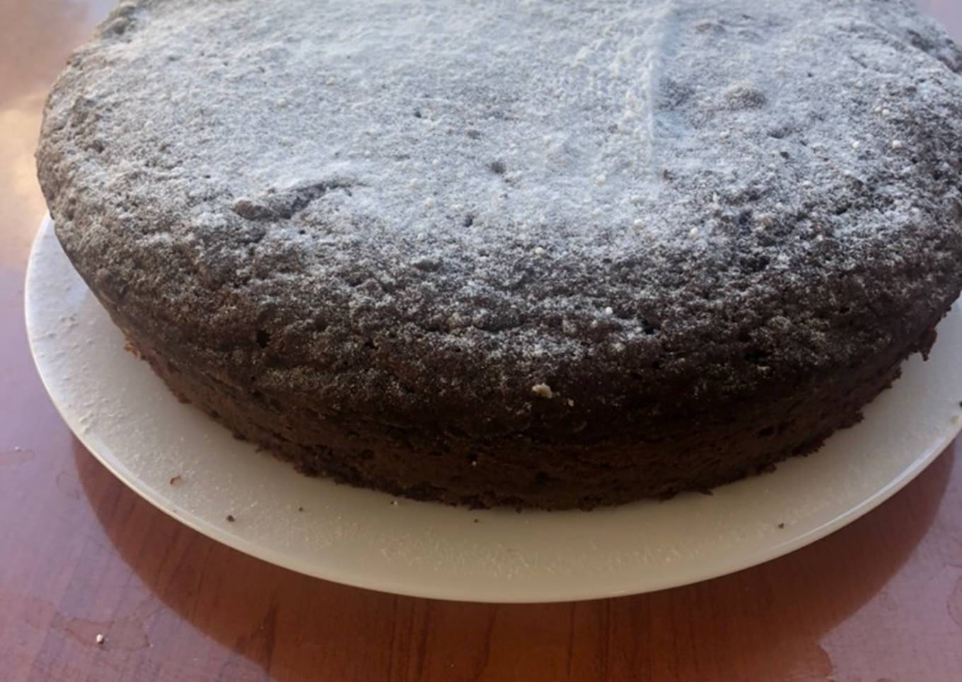 Torta de chocolate y lentejas