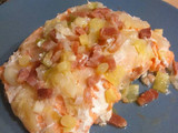Salmón con beicon